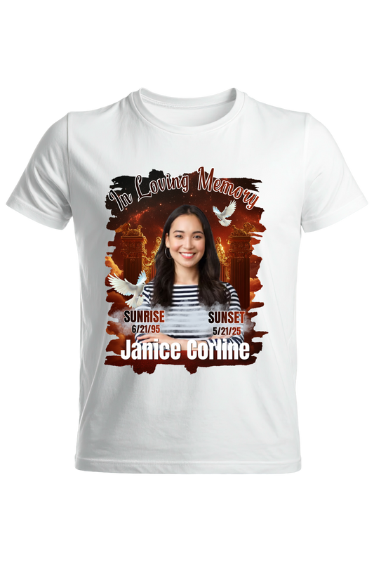 In Loving Memory Custom Memorial Shirt