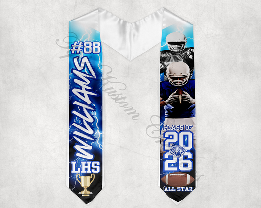 Custom Graduation Stole 60”